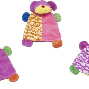 Spot Lil Spots Plush Dog Toy Blanket Assorted Multi-Color 7 in