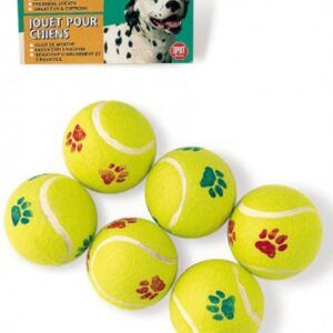 Spot Tennis Ball Dog Toy Assorted 6 Pack 2.5 in