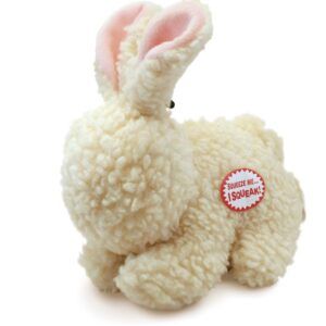 Spot Fleece Dog Toy Rabbit Natural 9 in