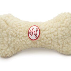 Spot Fleece Dog Toy Bone Natural 9 in