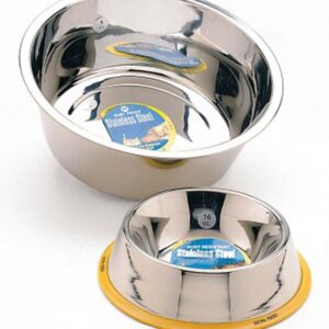 Spot Stainless Steel Mirror Finish No-Tip Dog Bowl Silver 24 Ounces