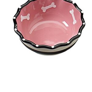 Spot Ethical Contemporary Ruffle Dish 5In Dog Pink