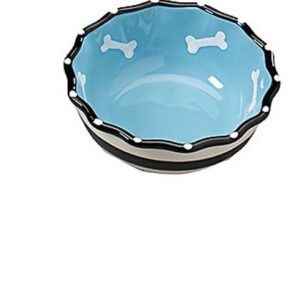 Spot Ethical Contemporary Ruffle Dish 5In Dog Blue