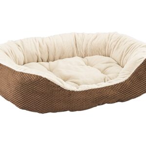 Spot Ethical Pet Checkerboard Napper Cuddler 31 Inchchocolate