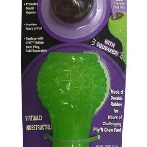 Spot Ethical Play'N Chew Treat Cap Dumbbell Dog Toy 6In