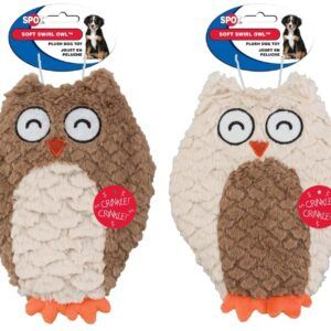 Spot Soft Swirl Plush Owl 9.5In