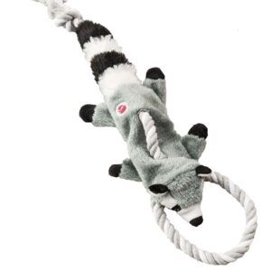 Skinneeez Tugs Dog Toy Forest Raccoon Multi-Color 14 in