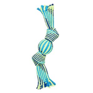Spot Ethical Spot Leather Rope 2 Knot Dog Toy Medium