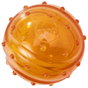 Spot Play Strong Scent-Sation Ball Dog Toy Orange 3.25in