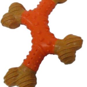 Ethical Pet Bambone Dental X-Bone 8in. Peanut Butter