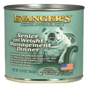 Evanger's Heritage Classic Senior/Weight Management Canned Dog Food 12.8 oz 12 Pack