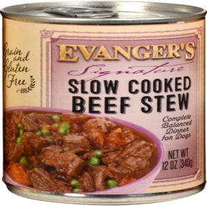 Evangers Signature Series Slow Cooked Beef Stew Canned Dog Food 12Ea/12 Oz, 12 Pk