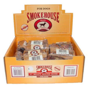 Smokehouse USA Made Round Bone Dog Chew 10 Count 7 in