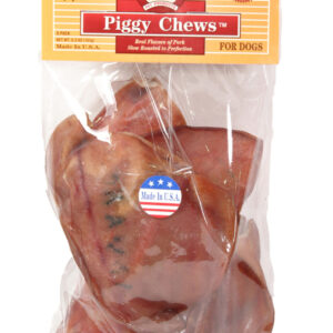 Smokehouse USA Made Natural Pig Ears Dog Chew 6 Pack