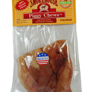 Smokehouse USA Made Natural Pig Ears Dog Chew 2 Pack 1.7 oz
