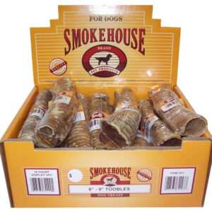 Smokehouse USA Made Toobles Dog Treat Display 8-9 in 15 Count