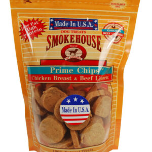 Smokehouse USA Made Prime Chips Chicken & Beef Dog Treat 8 oz
