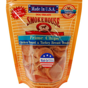 Smokehouse USA Made Prime Chips Chicken & Turkey Dog Treat 4 oz