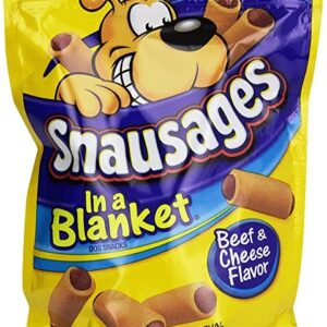 Snausages Beef and Cheese In A Blanket Dog Treats 12 Oz
