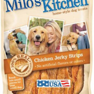 Milos Kitchen Chicken Jerky Strips Dog Treat 18 Oz