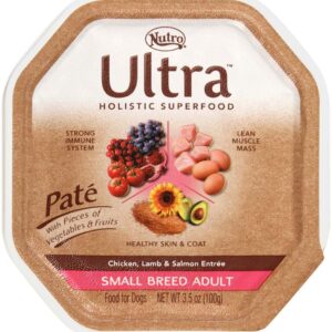 Nutro Products Pate Chicken, Lamb & Salmon Entree Small Breed Dog Food 3.5 oz 24 Pack