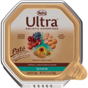 Nutro Products Pate Chicken, Lamb and Salmon Entree Senior Dog Food 24Ea/3.5 Oz, 24 Pk