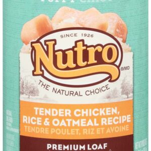 Nutro Tender Chicken, Rice and Oatmeal Recipe Can Puppy Food 12Ea/12.5Oz
