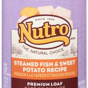 Nutro Steamed Fish and Sweet Potato Recipe Caned Dog Food 12Ea/12.5Oz