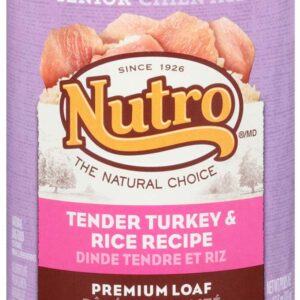 Nutro Products Tender Turkey, Sweet Potato and Green Bean Recipe Canned Senior Dog Food 12Ea/12.5 Oz, 12 Pk