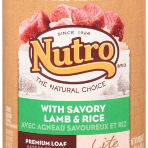 Nutro Lite With Savory Lamb and Rice Can Dog Food 12Ea/12.5Oz