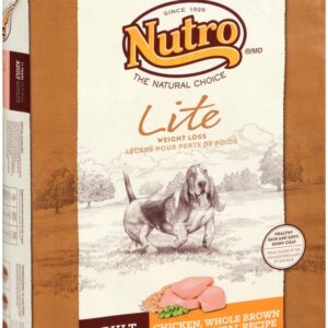 Nutro Lite Weight Loss Chicken, Whole Brown Rice and Oatmeal Recipe Dog Food 15Lbs