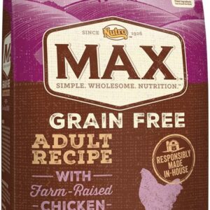 Nutro Max Adult Grain Free Recipe With Farm Raised Chicken Dry Dog Food 4 Pounds