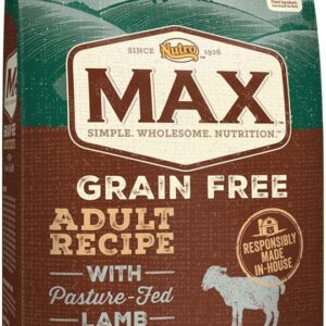 Nutro Max Adult Grain Free Recipe With Pasture Fed Lamb Dry Dog Food 4 Pounds