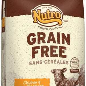 Nutro Grain Free Adult Farm-Raised Chicken, Lentils and Sweet Potato Recipe Dry Dog Food 4 Pounds