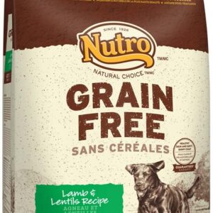 Nutro Grain Free Adult Pasture-Fed Lamb, Lentils and Sweet Potato Recipe Dry Dog Food 4 Pounds