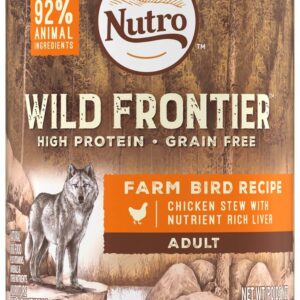 Nutro Wild Frontier Farm Bird Chicken Stew Canned Dog Food 12Ea/12.5Oz