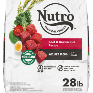 Nutro Products WHOLESOME ESSENTIALS Beef Dry Dog Food 28 lb