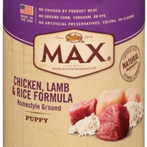 Nutro Max Chicken Lamb and Rice Can Puppy Food 12Ea/12.5Oz