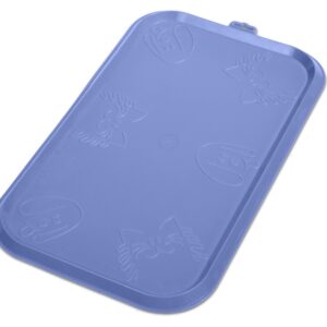 Van Ness Plastics Dinner Mat for Cats And Dogs Blue Large