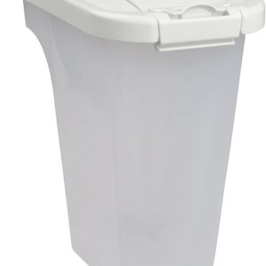 Van Ness Plastics Pet Food Container White, Clear 4 Pounds