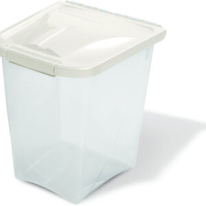 Van Ness Plastics Pet Food Container White, Clear 10 Pounds