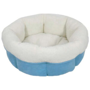 Arlee Peanut Cuddle Cup Dog Bed Light Blue 20 X 20 X 8 Inch