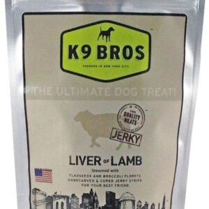 K9 Bros Jerky Liver Lamb 4oz