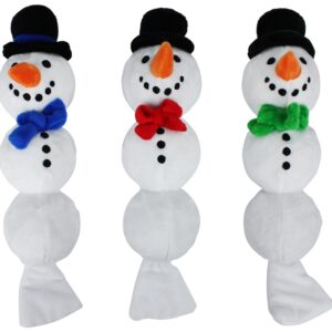 Multipet Snowman w/ Snowballs (Asst. Bow Tie) 11in.