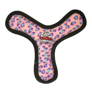 Tuffy Ultimate Boomerang Dog Toy Pink 11 in
