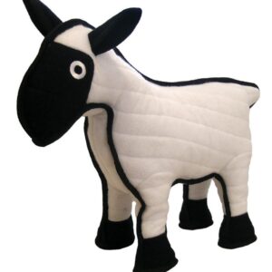 Tuffy Barn Yard Series Dog Toy Sheep Black, White