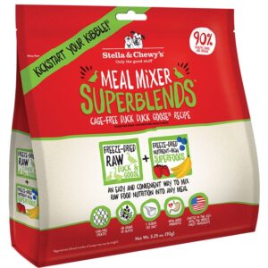 Stella and Chewys Dog Freeze-Dried Superblends Mixer Duck 3.25Oz