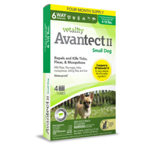 Vetality Avantect II Flea & Tick For Dogs 0.064 fl. oz 4 Count