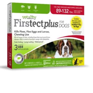 Vetality Firstect Plus Flea & Tick for Dogs 0.408 fl. oz 3 Count
