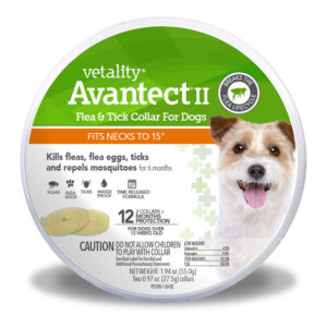 Vetality Avantect II Flea & Tick Collar for Dogs 15in 2ct